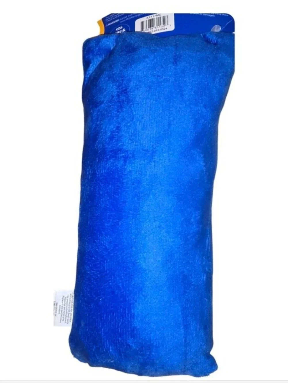 Mac & Cheese Plush Dog Toy - Blue & Yellow